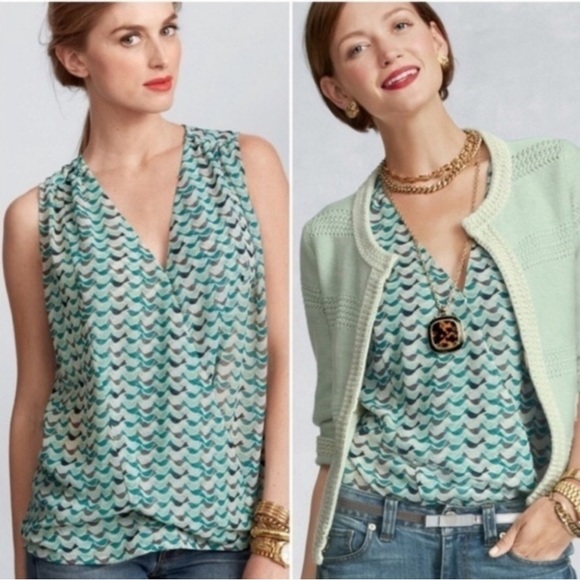 CAbi Tops - 3/$15 Cabi Bird Faux Wrap Blouse/Top